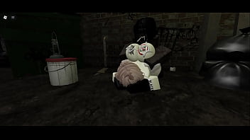 Blonde roblox slut caught on camera used by big black cock