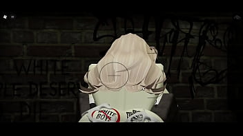 Blonde roblox slut caught on camera used by big black cock