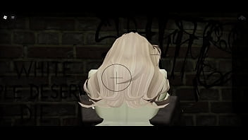 Blonde roblox slut caught on camera used by big black cock