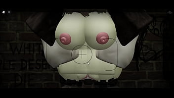 Blonde roblox slut caught on camera used by big black cock