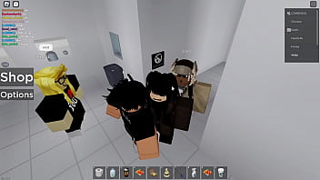 2 roblox players 1 public restroom
