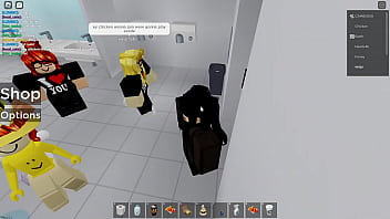 2 roblox players 1 public restroom