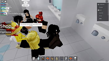 2 roblox players 1 public restroom