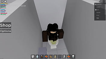 2 roblox players 1 public restroom