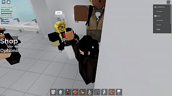 2 roblox players 1 public restroom