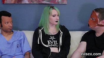 Foolish slut gets her fuckholes spread and deeply nailed