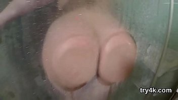 Ideal teenie blows cock in pov and gets slim pussy screwed