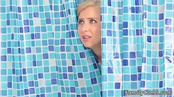 Shower sex with stepdad