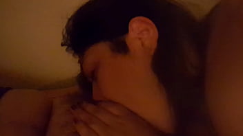 She lives with my dick in her mouth