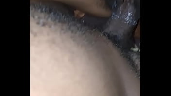 I can't hold it i cum on her pussy cause she is too juice