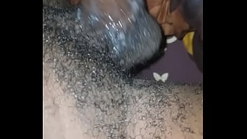 I can't hold it i cum on her pussy cause she is too juice