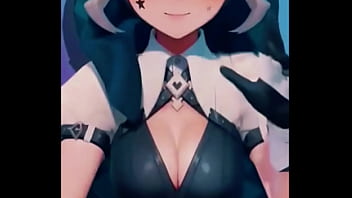 A bold genshin beauty steps forward in a striking outfit her playful smile hiding both charm and danger among the girls of teyvat she shines with a secret allure… bio link waiting