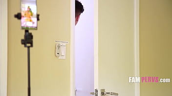 Petite asian step cousin caught being a slut & wantes to go all out on my cock