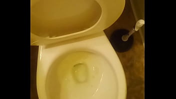 Pee in the toilet