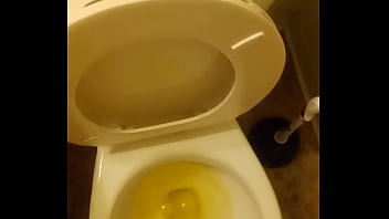 Pee in the toilet