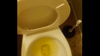 Pee in the toilet