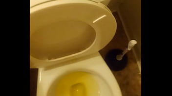 Pee in the toilet