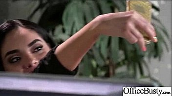 Selena santana big round tits girl enjoy sex in office clip 30