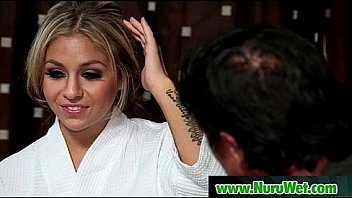 Nuru massage asian banged after blowjob in the bath 28