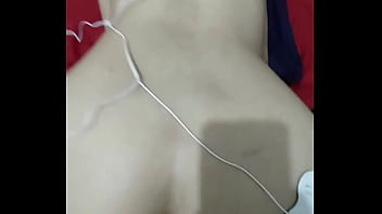 Cumming with my ass while getting shocked in the back and booty