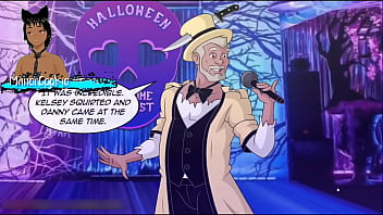 Kelsey charms halloween contest time to see who can last longer in sex on halloween