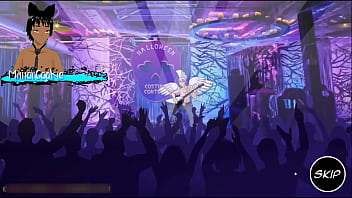 Kelsey charms halloween contest time to see who can last longer in sex on halloween