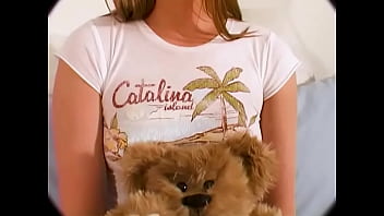 Cami cute 18 yo gives her first blowjob on camera and gets face full of cum