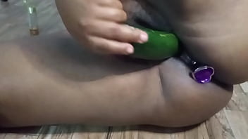 Crente safada fazendo dupla penetração