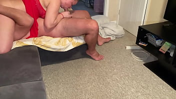 Step son make his step mom happy 69 hide camera