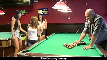 Stunning euro teen gets talked in to giving a blowjob for cash 8