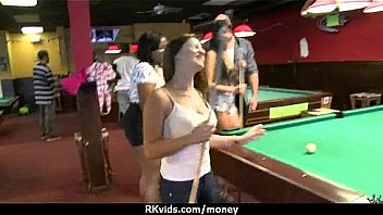 Stunning euro teen gets talked in to giving a blowjob for cash 8