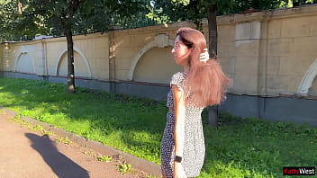Public solo upskirt flashing ass plug in fishnet pantyhose pee