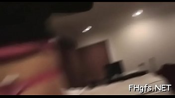 Astonishing young floozy gets pounded