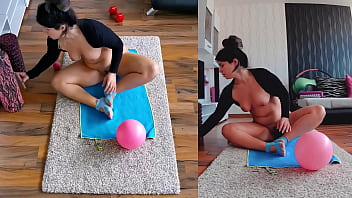 Unleashing the sensual side dual cam naked yoga workout exposed