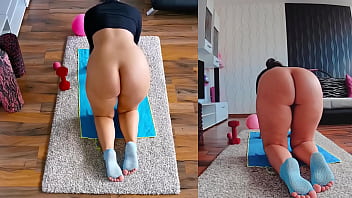 Unleashing the sensual side dual cam naked yoga workout exposed
