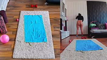 Unleashing the sensual side dual cam naked yoga workout exposed