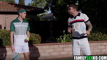 Step parents bang step daughter & step son after pickleball game