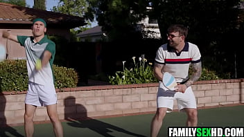 Step parents bang step daughter & step son after pickleball game Step parents bang step daughter & step son after pickleball game
