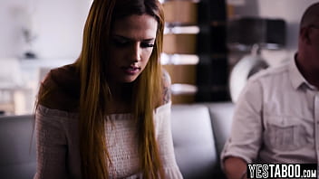 Horny mature stepdad pounds his stepsons redhead petite wife hardcore