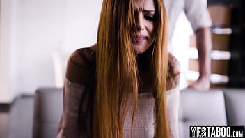 Horny mature stepdad pounds his stepsons redhead petite wife hardcore