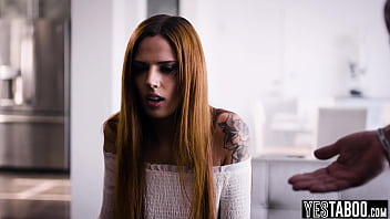 Horny mature stepdad pounds his stepsons redhead petite wife hardcore