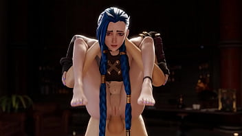 Jinx from league of legends rides a dick Jinx from league of legends rides a dick