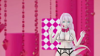 Megurine luka hentai vocaloid nude dance rabbit hole song mmd 3d clear blue eyes clip