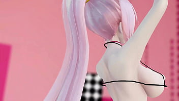 Megurine luka hentai vocaloid nude dance rabbit hole song mmd 3d clear blue eyes clip
