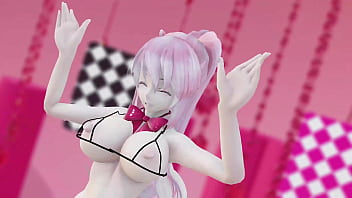 Megurine luka hentai vocaloid nude dance rabbit hole song mmd 3d clear blue eyes clip