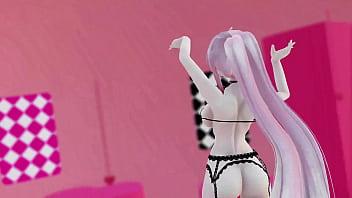 Megurine luka hentai vocaloid nude dance rabbit hole song mmd 3d clear blue eyes clip