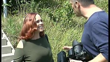 Pickup busty german redhead