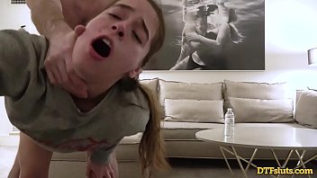 Wednesday parker gets her hair pulled and a face full of cum