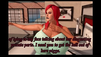 Wife with a nice white ass betrays her husband with a black man even though he is racist 3d tk17 milfandbbc