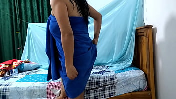 Mlif good curves touches herself after her bath